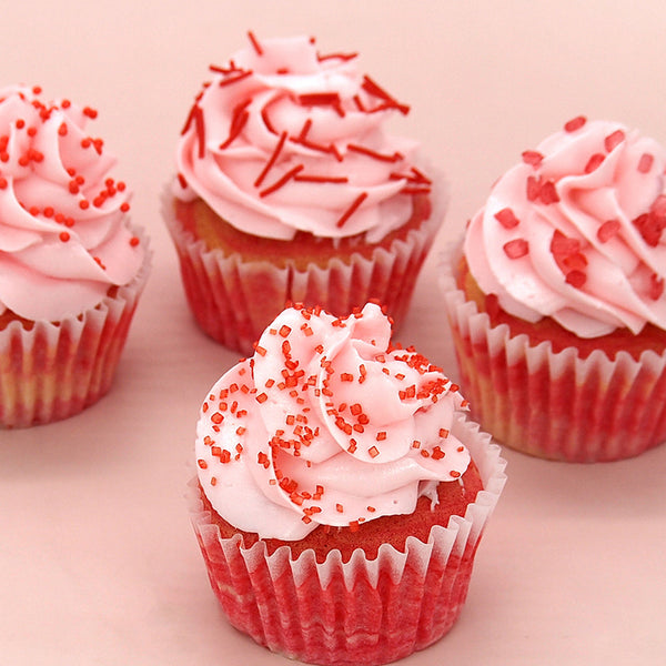Red Sugar Crystal - Nuts Free Kosher Certified Sprinkles For Cupcake
