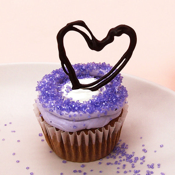 Shimmer Purple Sugar Crystals - Nuts Free Kosher Certified Sprinkles