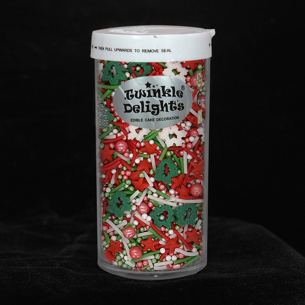 Christmas Carols - Non-GMO Kosher Certified Sprinkles Mix Cake Decor