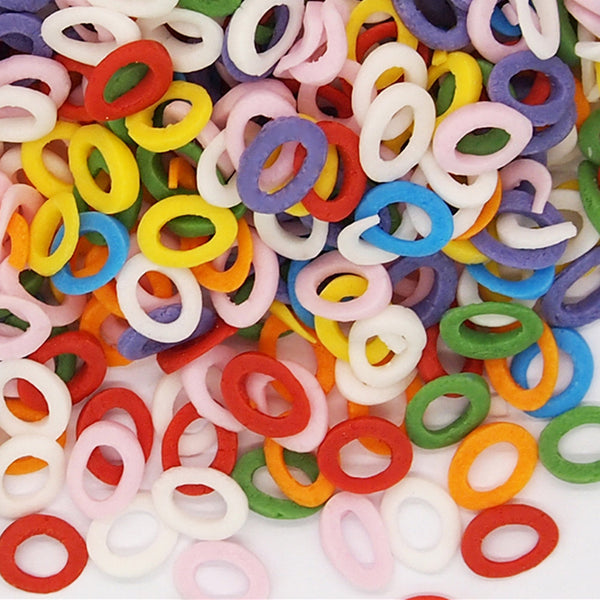 Rainbow Confetti Lifebuoy - Gluten Free Soya Free Halal Sprinkles