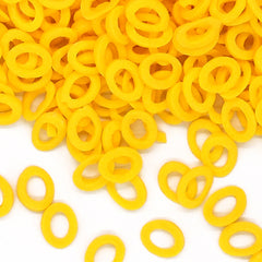 Yellow Confetti Lifebuoy - GMO Free Clean Lable Sprinkles Cake Decorations (Top 14 Allergen Free, Naturally Sourced Ingredients, Plant-based, Hydrogenated Fat, Palm oil, Certified Vegan, BRC, Kosher, Halal & FDA)