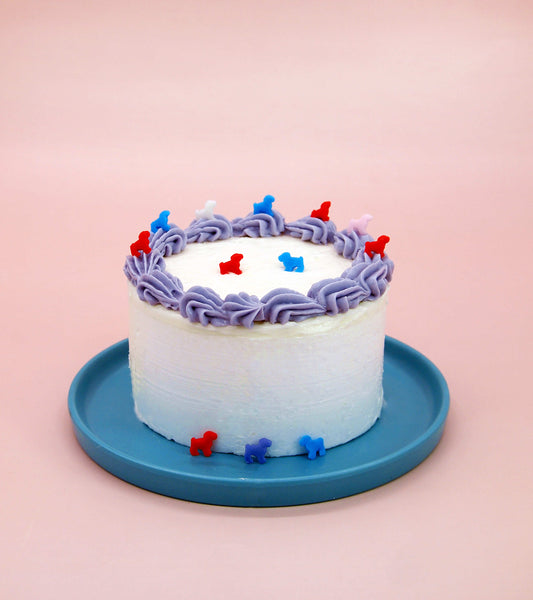 Red Confetti Dog- Vegan Certified Soya Free Sprinkles Cake Decorations