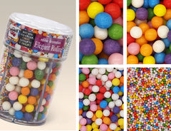 Elegant Rolling - Non Dairy Vegan Sprinkles Cake Decoration (Top 14 Allergen Free, Naturally Sourced Ingredients, Plant-based, Clean Label Free From GMO, Hydrogenated Fat, Palm oil, BRC, Kosher, Halal & FDA)