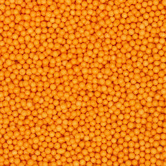 Orange Nonpareils - Ice-cream Friendly Dairy Free Cake Decoration (Top 14 Allergen Free, Naturally Sourced Ingredients, Plant-based, Clean Label Free From GMO, Hydrogenated Fat, Palm oil, Certified Vegan, BRC, Kosher, Halal & FDA)