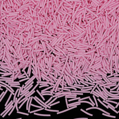 Pink Jimmies - Dairy Free Freeze Stable Sprinkles Cake Decoration (Top 14 Allergen Free, Naturally Sourced Ingredients, Plant-based, Clean Label Free From GMO, Hydrogenated Fat, Palm oil, Certified Vegan, BRC, Kosher, Halal & FDA)