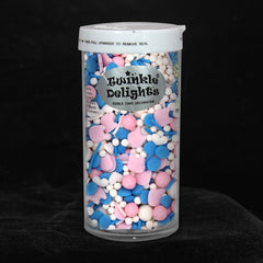 Cat Diary - Nuts Free Kosher Certified Sprinkles Medley For Cake (Top 14 Allergen Free, Naturally Sourced Ingredients, Plant-based, Clean Label Free From GMO, Hydrogenated Fat, Palm oil, Vegan, BRC, Halal & FDA)