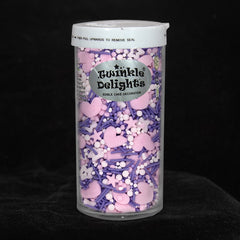 Star Wish - Non Dairy Natural Ingredients Sprinkles Blend Cake Decor (Top 14 Allergen Free, Plant-based, Clean Label Free From GMO, Hydrogenated Fat, Palm oil, Certified Vegan, BRC, Kosher, Halal & FDA)