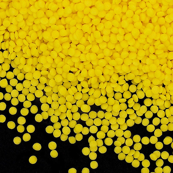 Yellow Confetti Dots - GMO Free Vegan Freeze Stable Sprinkles