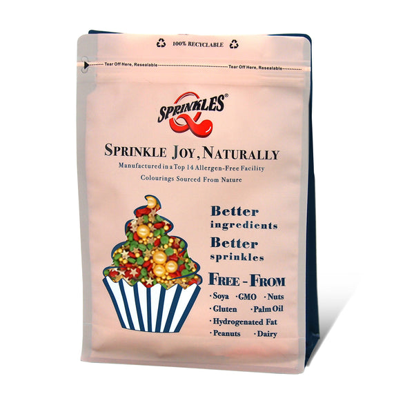 Christmas Surprise - No Gluten Kosher Certified Sprinkles Mix For Cake