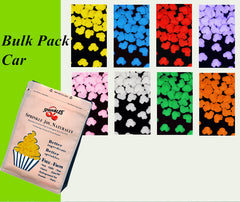 Bulk Pack Confetti Car - Natural Ingredients Sprinkles Cake Decoration (Top 14 Allergen Free, Plant-based, Clean Label Free From GMO, Hydrogenated Fat, Palm oil, Certified Vegan, BRC, Kosher, Halal & FDA)