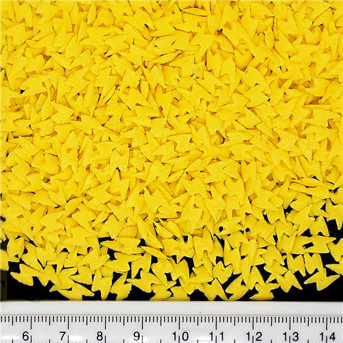 Yellow Confetti Lightning - No Nut Kosher Certified Sprinkles For Cake