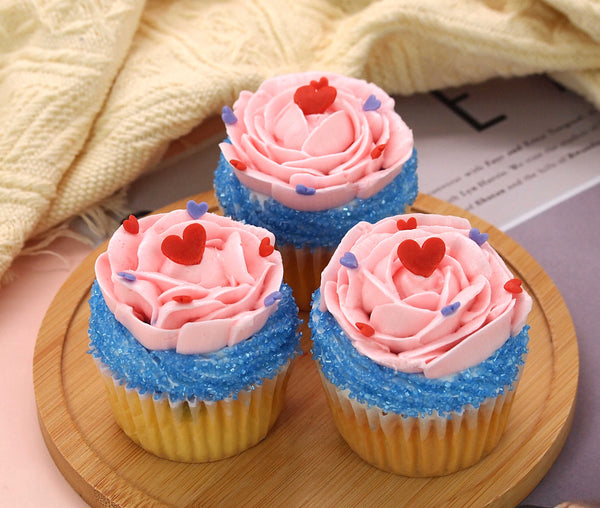 Red Confetti Super Heart - Nut Free No Dairy Sprinkles Cake Decoration