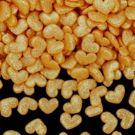 Gold Confetti Hearts - Soya Free Nuts Free Kosher Certified Sprinkles (Top 14 Allergen Free, Naturally Sourced Ingredients, Plant-based, Clean Label Free From GMO, Hydrogenated Fat, Palm oil, Vegan, BRC, Halal & FDA)