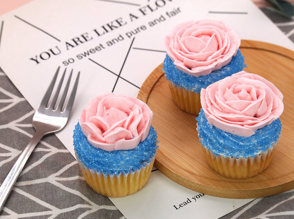 Shimmer Blue Sugar Crystals - Soy Free Halal Sprinkles Cake Decoration