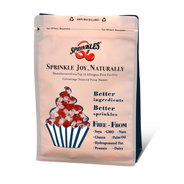 Fairy Confetti Heart - Nuts Free Kosher Certified Sprinkles For Cake