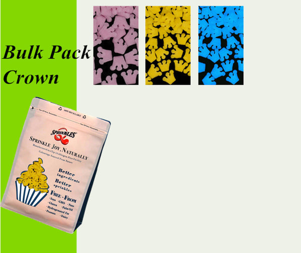 Bulk Pack Confetti Crown - Gluten Free Nuts Free Clean Label Sprinkles