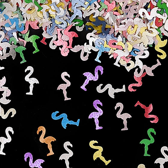 Rainbow Glitter Flamingo - No Nut Kosher Certified Edible Decoration