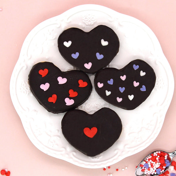 Red Confetti Super Heart - Nut Free No Dairy Sprinkles Cake Decoration