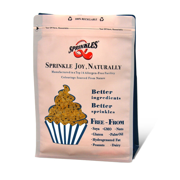 Orange Sparkling Sugar - No Dairy Kosher Certified Sprinkles For Cake