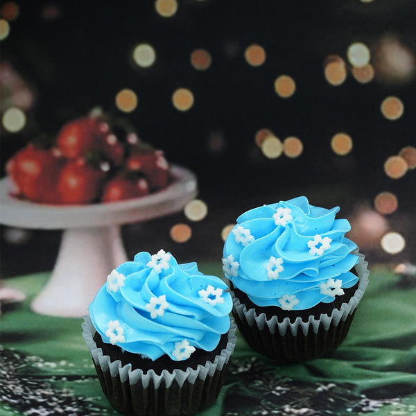 White Confetti Snowflake - Halal Certified No Dairy Sprinkles For Cake