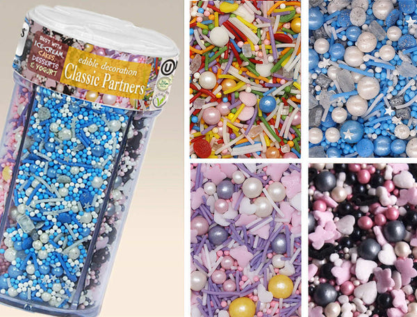 Classic Partners - Non Gluten Natural Ingredient Vegan Sprinkles Mix