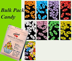 Bulk Pack Confetti Candy - Dairy Free Soya Free Sprinkles For Cake (Top 14 Allergen Free, Naturally Sourced Ingredients, Plant-based, Clean Label Free From GMO, Hydrogenated Fat, Palm oil, Certified Vegan, BRC, Kosher, Halal & FDA)