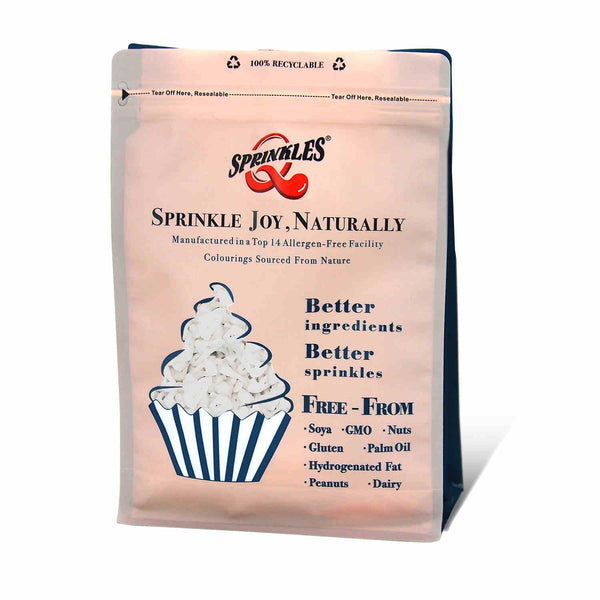 Bulk Pack Confetti Footprint - Dairy Free Soya Free Sprinkles For Cake