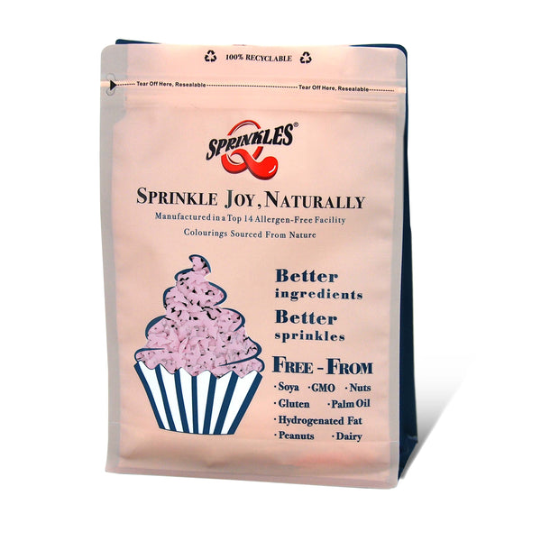 Pink Confetti Unicorn - Gluten Free Nuts Free Halal Sprinkles For Cake