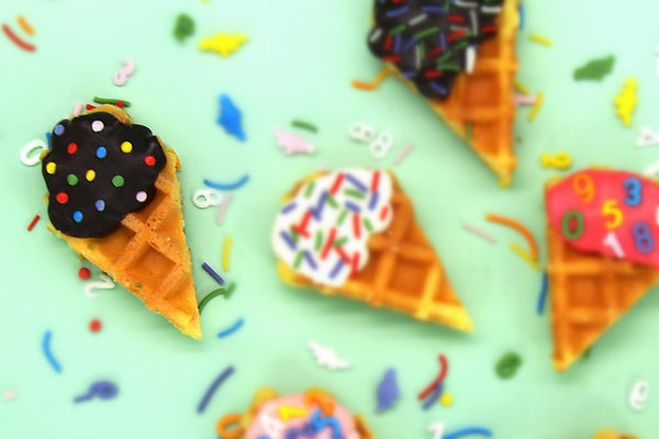 Rainbow Confetti Dots - Dairy Free Soya Free Sprinkles Cake Decoration