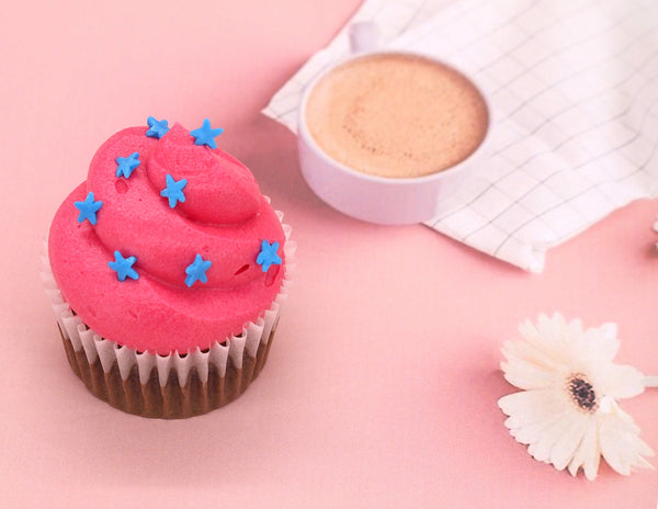 Blue Confetti Star - Gluten Free Clean Label Sprinkles Cake Decoration