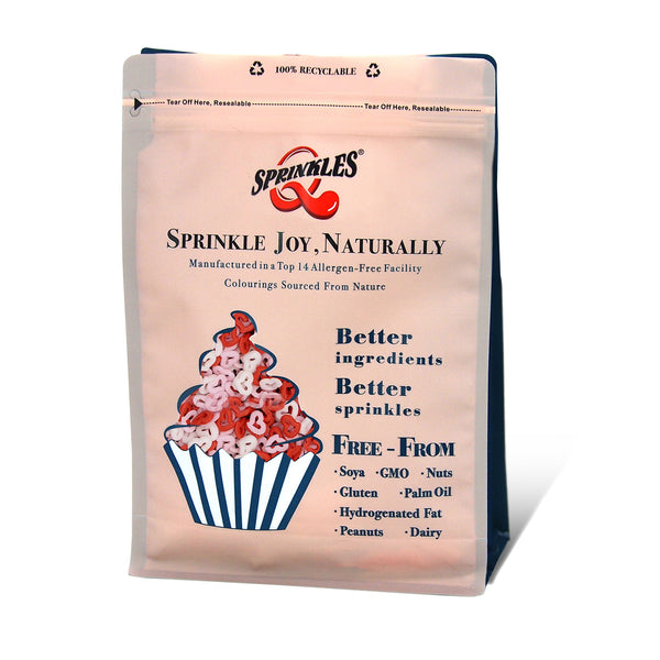 Lover Confetti Angel Hearts - Gluten Free Kosher Certified Sprinkles