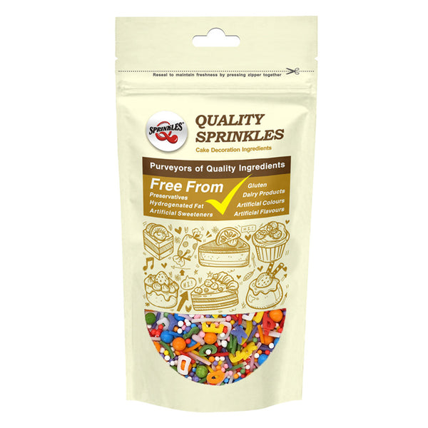 Children Party - Non Dairy Natural Ingredient Sprinkles Mix Cake Decor