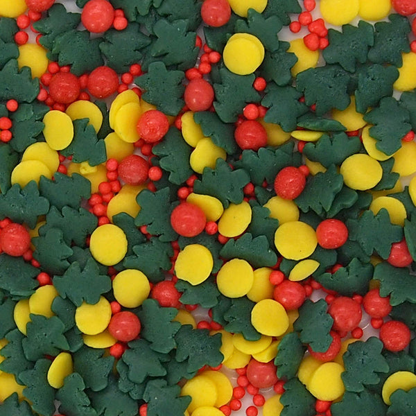 Santa’s Sparkle - Soya Free Vegan Sprinkles Blend Cake Decoration