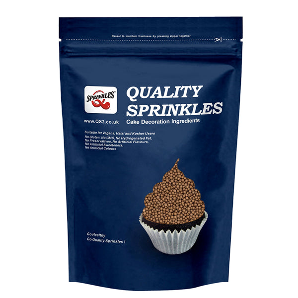 Choco Flavour Nonpareils - Soya Free Natural Ingredient Cake Sprinkles