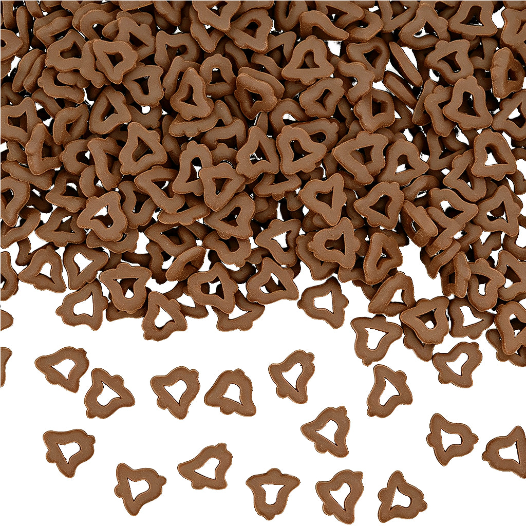Choco Flavour Confetti Christmas Bell - Gluten Free Dairy Free Sprinkles (Top 14 Allergen Free, Naturally Sourced Ingredients, Plant-based, Clean Label Free From GMO, Hydrogenated Fat, Palm oil, Certified Vegan, BRC, Kosher, Halal & FDA) (Copy)