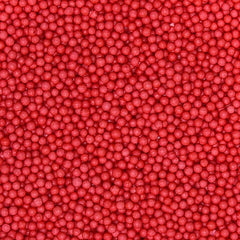 Dark Red Colour Nonpareils (Top 14 Allergen Free, Naturally Sourced Ingredients, Plant-based, Clean Label Free From GMO, Hydrogenated Fat, Palm oil, Certified Vegan, BRC, Kosher, Halal & FDA)