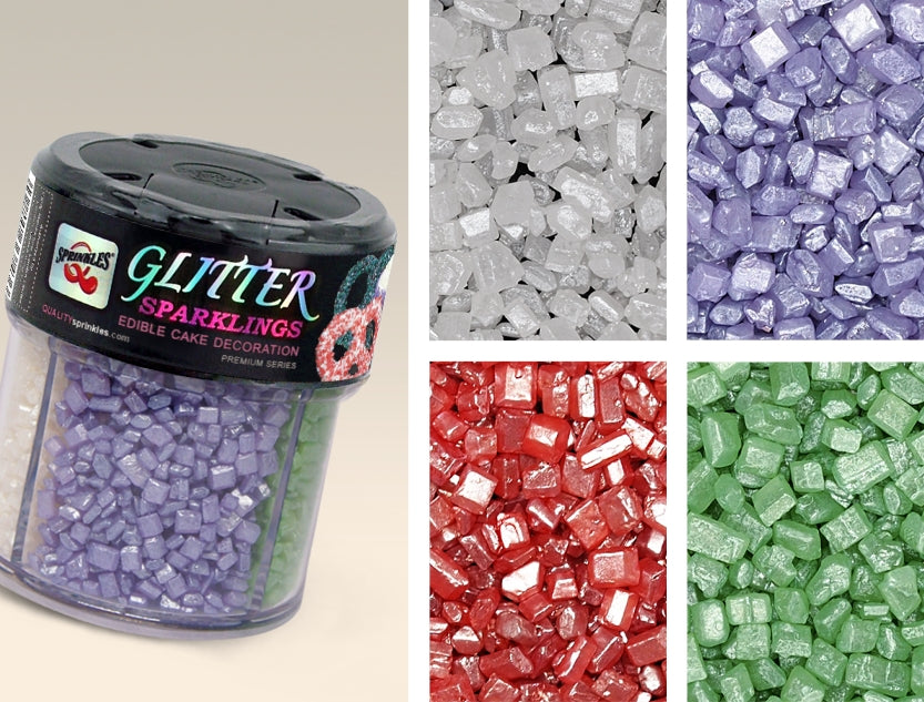Glitter Sparkling - Dairy Free Clean Lable Vegan Shimmer Sprinkles