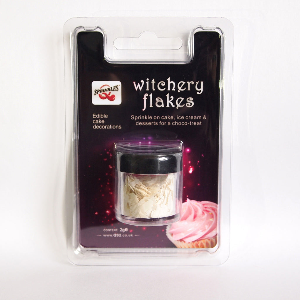 Ivory Witchery Flakes - Gluten Free Kosher Certified Edible Decoration