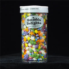 Fiesta Sprinkles - Dairy Free Soya Free Halal Sprinkles Cake Decor (Top 14 Allergen Free, Naturally Sourced Ingredients, Plant-based, Clean Label Free From GMO, Hydrogenated Fat, Palm oil, Certified Vegan, BRC, Kosher & FDA)