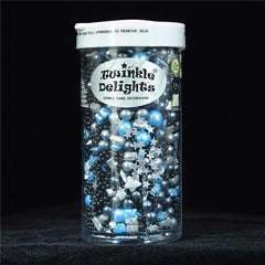Starry Sky - Dairy Free Soya Free Vegan Sprinkles Medley Cake Decor (Top 14 Allergen Free, Naturally Sourced Ingredients, Plant-based, Clean Label Free From GMO, Hydrogenated Fat, Palm oil, BRC, Kosher, Halal & FDA)