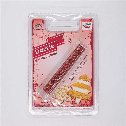 Red Dazzle - Non Gluten No Nuts Clean Label Edible Cake Decorations