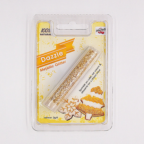 Yellow Dazzle - Nut Free Dairy Free Halal Certified Edible Decoration