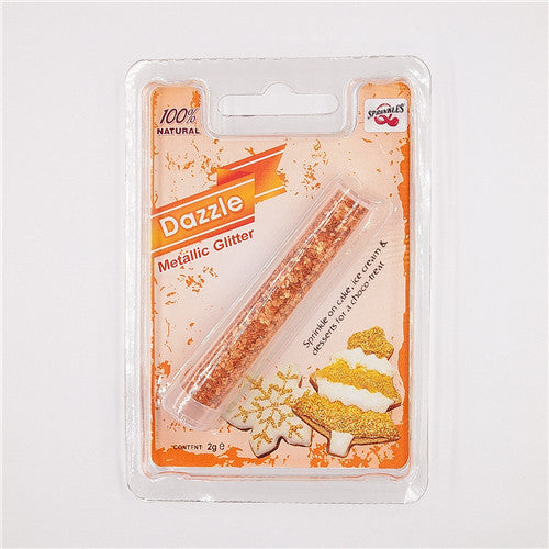 Orange Dazzle - No Gluten Sugar Free Halal Certified Edible Decoration