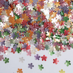 Rainbow Glitter Flowers - No Nuts Halal Certified Edible Decoration (Top 14 Allergen Free, Naturally Sourced Ingredients, Plant-based, Clean Label Free From GMO, Hydrogenated Fat, Palm oil, Vegan, BRC, Kosher & FDA)