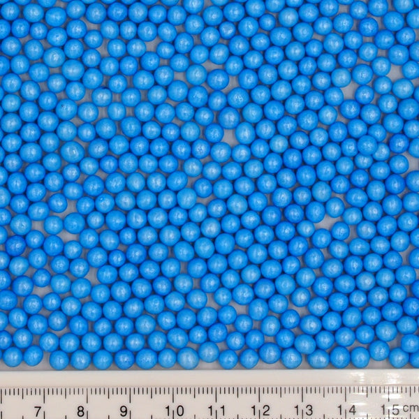 Shimmer Blue 4mm Pearls - Gluten Free Clean Label Sprinkles For Cakes