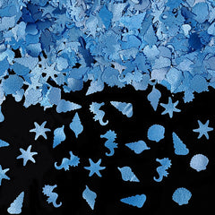 Blue Glitter Fantasy Ocean - No Nut Kosher Certified Edible Decoration (Top 14 Allergen Free, Naturally Sourced Ingredients, Plant-based, Clean Label Free From GMO, Hydrogenated Fat, Palm oil, Vegan, BRC, Halal & FDA)
