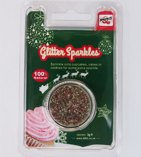 Christmas Glitter Sparkles - No Soya Halal Certified Edible Decoration