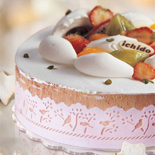 Edible Light Pink Wafer Paper Ribbon - Gluten Free Cake Decorations