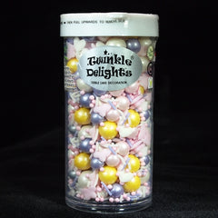 Miracle Dance - Dairy Free Sprinkles Medley Cake Decoration (Top 14 Allergen Free, Naturally Sourced Ingredients, Plant-based, Clean Label Free From GMO, Hydrogenated Fat, Palm oil, Certified Vegan, BRC, Kosher, Halal & FDA)