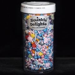 Wonderful Melody -  No Nuts Halal Certified Sprinkles Mix Cake Decor (Top 14 Allergen Free, Naturally Sourced Ingredients, Plant-based, Clean Label Free From GMO, Hydrogenated Fat, Palm oil, Vegan, BRC, Kosher & FDA)